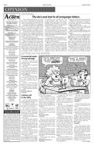 Page 6	  August 29, 2014 Acorn CAMARILLO
