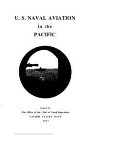 U.S. NAVAL AVIATION in the PACIFIC