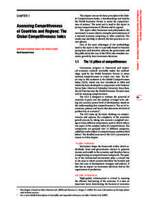 Assessing Competitiveness of Countries and Regions: The Global Competitiveness Index MARGARETA DRZENIEK HANOUZ AND THIERRY GEIGER World Economic Forum