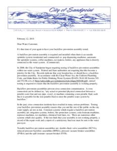 Microsoft Word - Letter to Public 2014backflow2notice.doc
