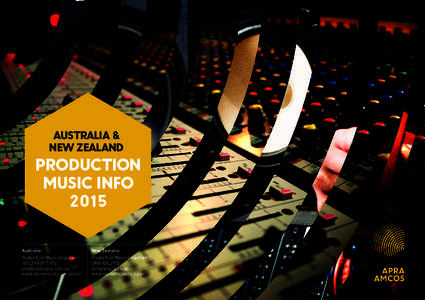 AUSTRALIA & NEW ZEALAND PRODUCTION MUSIC INFO 2015