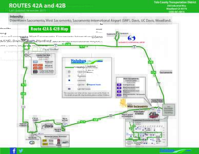 Route 42A & 42B Overview Map