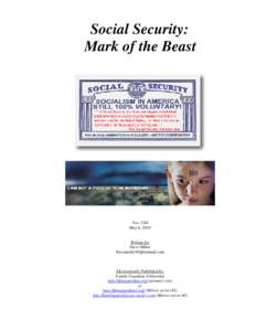 Social Security: Mark of the Beast VerMay 6, 2010
