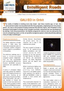 Intelligent Roads  GNSS Introduction in the road sector Issue 12 - Oct 2008