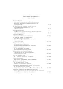 Documenta Mathematica Band 17, 2012 Markus Reineke Degenerate Cohomological Hall Algebra and Quantized Donaldson-Thomas Invariants for m-Loop Quivers