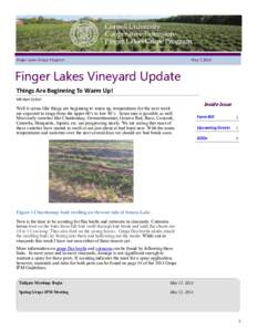 Finger Lakes Grape Program  May 7,2014 Finger Lakes Vineyard Update Things Are Beginning To Warm Up!