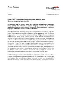 Press Release  ETG132014 26th November 2014 | Page 1 of 2