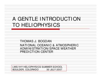 Microsoft PowerPoint - A GENTLE INTRODUCTION TO HELIOPHYSICS.ppt
