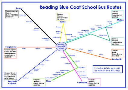 Reading Blue Coat School Bus Routes  Benson