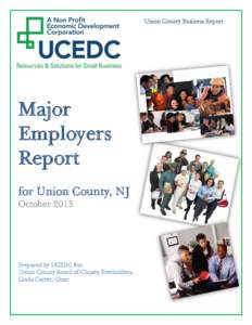 Union County Business Report  Major Employers Report for Union County, NJ