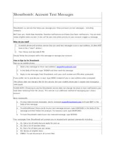 Microsoft Word - Shoutbomb Signup Info for Website.docx