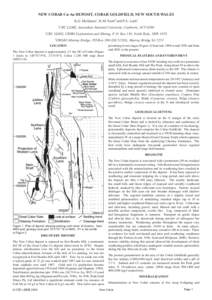 Planetary science / Gossan / Mineralogy / Cobar /  New South Wales / Saprolite / Supergene / Regolith / Geology / Economic geology / Sedimentology