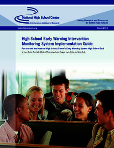 Linking Research and Resources for Better High Schools betterhighschools.org March 2013