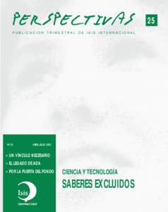 PERSPECTIVAS PUBLICACION TRIMESTRAL DE ISIS INTERNACIONAL Nº 25  ABRIL-JULIO 2002