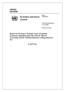 UNITED NATIONS Distr. GENERAL  CEIP/S3.RR/2009/LV