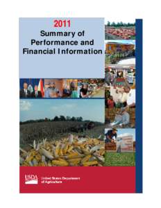 2011  Summary of Performance and Financial Information