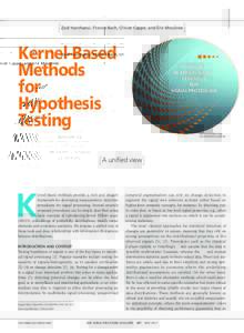 [Zaid Harchaoui, Francis Bach, Olivier Cappé, and Éric Moulines]  Kernel-Based Methods for Hypothesis