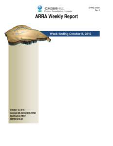 CHPRC[removed]Rev. 0 ARRA Weekly Report  Week Ending October 8, 2010
