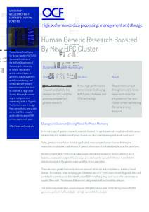 CASE STUDY: WELLCOME TRUST CENTRE FOR HUMAN GENETICS  The Wellcome Trust Centre