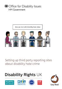Setting up third party reporting sites about disability hate crime