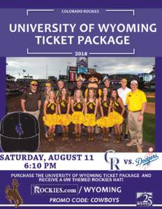University of Wyoming Ticket Package