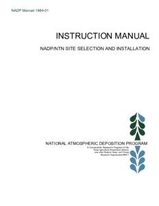NADP/NTN Site Selection and Installation Manual