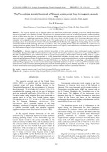 ACTA GGM DEBRECINA Geology, Geomorphology, Physical Geography Series  DEBRECEN Vol. 2, 143–[removed]