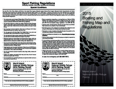 Sport Fishing Regulations  U.S. Fish & Wildlife Service (including crabbing, clamming, oystering and shrimping)