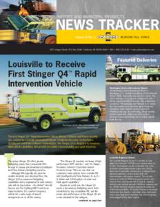 AIRPORT AND MUNICIPAL PRODUCTS  NEWS TRACKER Volume 9, No. 1  RESPOND FULL FORCE