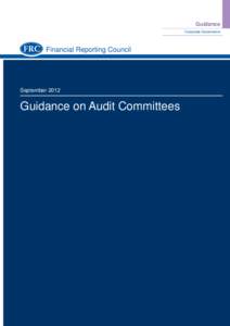 Guidance Corporate Governance Financial Reporting Council  September 2012