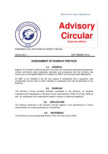 Referenced to Nigeria Regulations  Advisory Circular NCAA-AC-ARD014