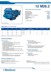 Réf. IC 03/A LD SCM26.2 4 stroke diesel engine, direct injection 150 x 150 mm