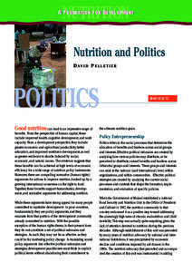 NUTRITION  A F OUNDATION FOR
