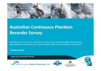Australian Continuous Plankton Recorder Survey