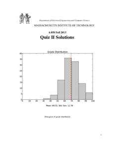 Department of Electrical Engineering and Computer Science  MASSACHUSETTS INSTITUTE OF TECHNOLOGYFallQuiz II Solutions