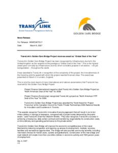 TransLink Board approves short list of qualified candidates