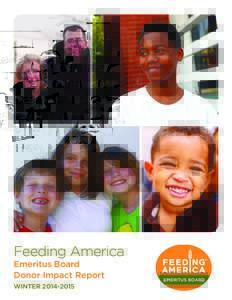Feeding America Emeritus Board Donor Impact Report WINTEREMERITUS BOARD