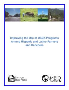 Improving USDA Hispanic and Latino Farmers and Ranchers