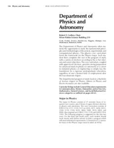 156  Physics and Astronomy BASIC AND APPLIED SCIENCES