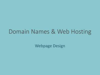 Computing / Domain name / Top-level domain / Name server / Hostname / DNS zone / Fully qualified domain name / Domain name system / Internet / Network architecture