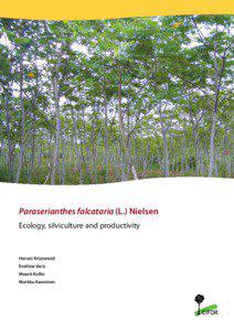 Paraserianthes falcataria (L.) Nielsen Ecology, silviculture and productivity