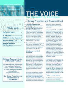 Issue 14, WinterTHE VOICE for Women & Families