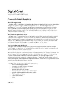 Digital Coast: Frequently Asked Questions