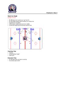 Practice B - Hour 3  Open Ice Angle Duration: 8 mins • •