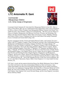 Microsoft Word - Bio LTC Gant.doc