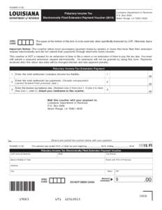R-6466VLouisiana Department of Revenue P.O. Box 3550 Baton Rouge, LAFiduciary Income Tax
