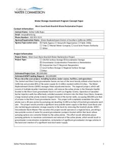 Microsoft Word - 3_CWC Concept Paper West Coast Basin Brackish Water Reclamation Project_Final.docx