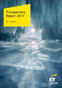 Transparency Report 2017 EY Iceland Contents Message from the Country Managing Partner and the EY Iceland Assurance Leader ........................................................... 3