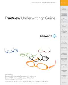 Underwriting Guide  I Long Term Care Insurance Front Cover