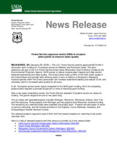 Forest Service Eastern Regional Office/ Northeastern Area State and Private Forestry Web: www.fs.usda.gov/R9